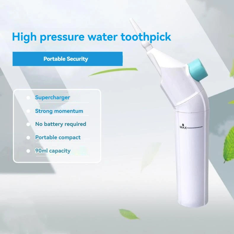 Portable High-Pressure Oral Flosser