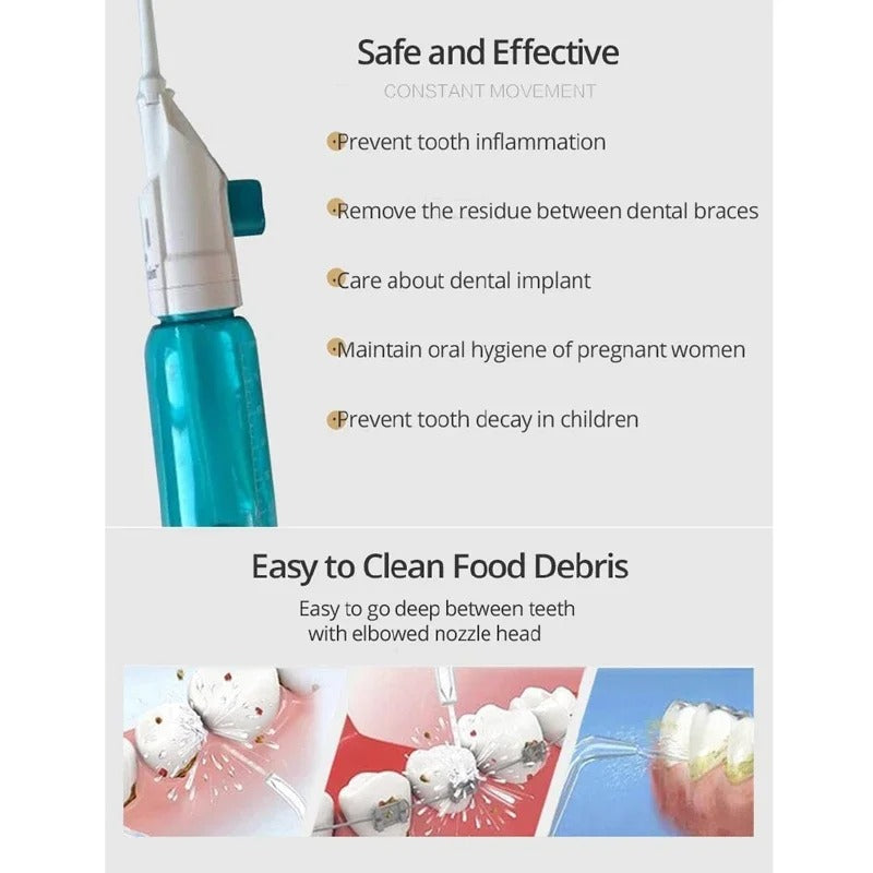 Portable High-Pressure Oral Flosser